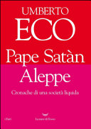 Copertina  Pape Satàn aleppe