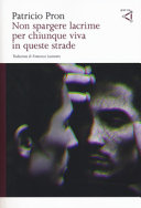 Copertina  Non spargere lacrime per chiunque viva in queste strade