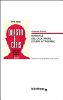 Copertina  Manuale del cacciatore di libri introvabili