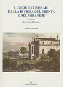 Copertina  Luoghi e itinerari della Riviera del Brenta e del miranese. Volume secondo