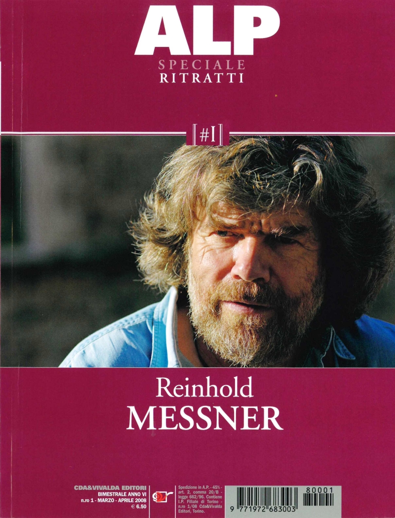 Copertina  Reinhold Messner