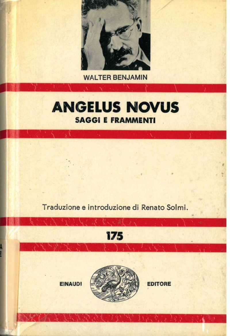 Copertina  Angelus novus