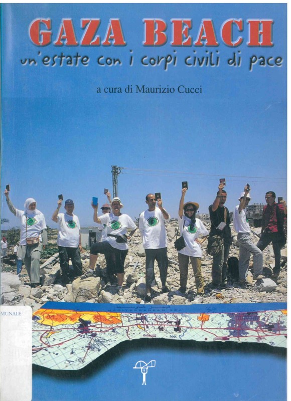 Copertina  Gaza Beach : un'estate con i corpi civili di pace