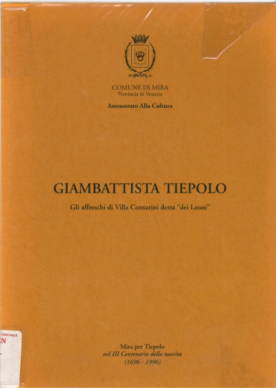 Copertina  Giambattista Tiepolo (1696-1770) 